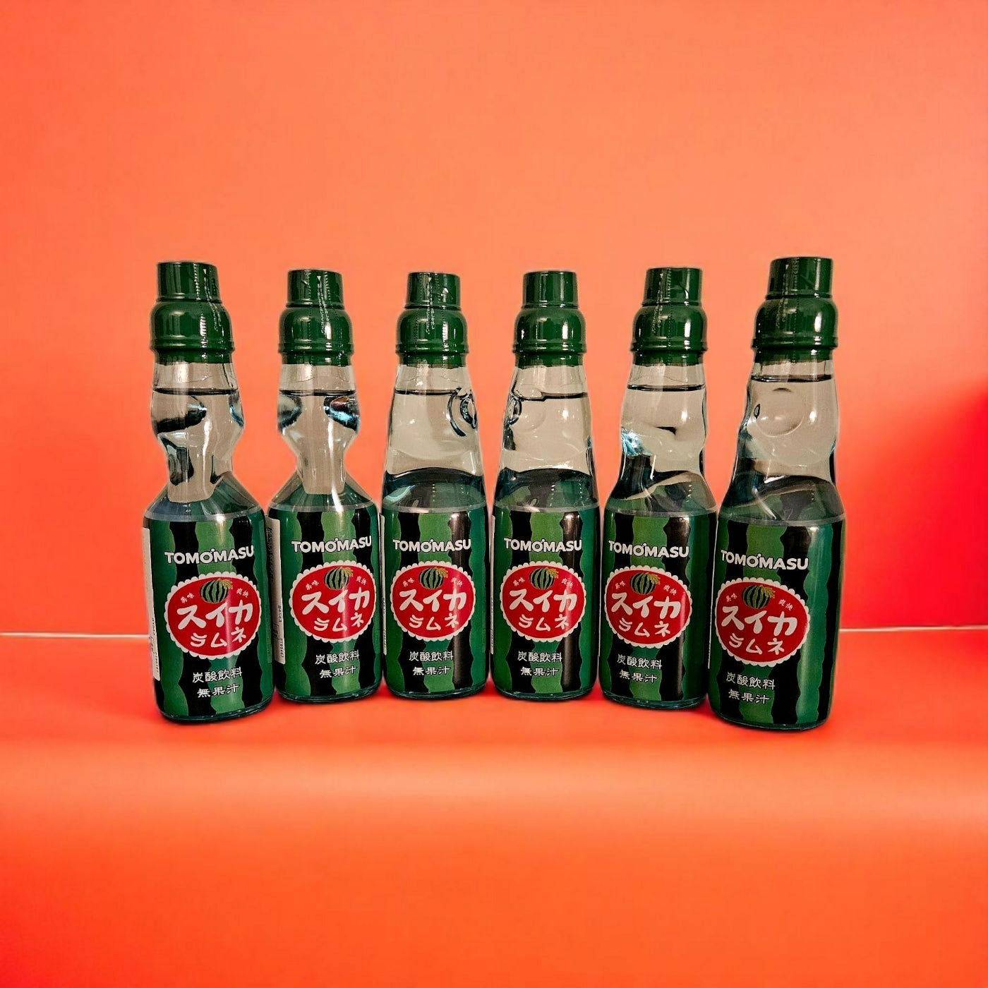 Tomomasu Watermelon Marble Ramune Soda 6.76 fl oz