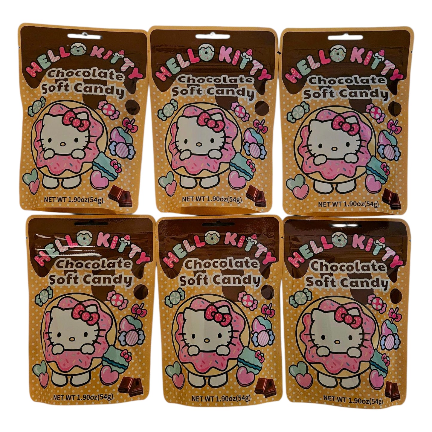 Hello Kitty Chewy Milk Chocolate Soft Candy, 54g