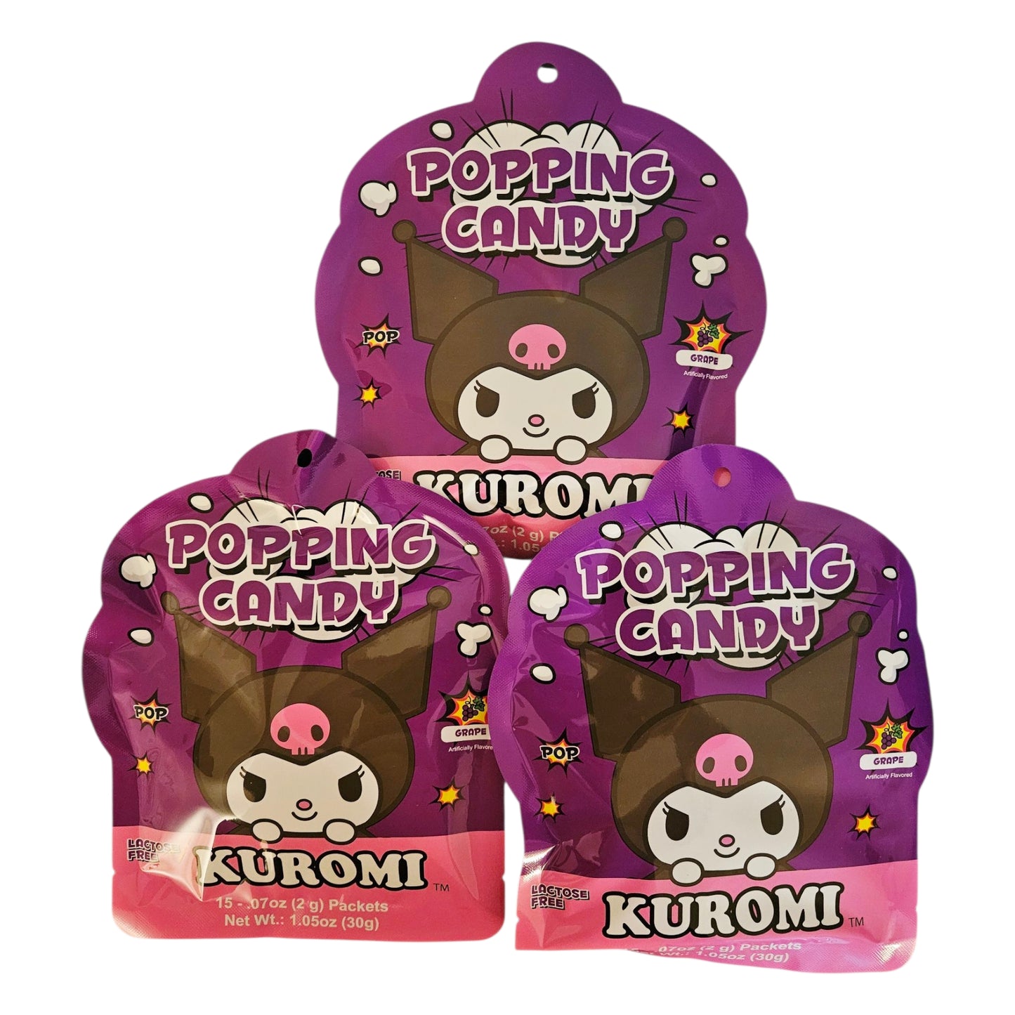 Kuromi Popping Candy Grape Flavor 30g