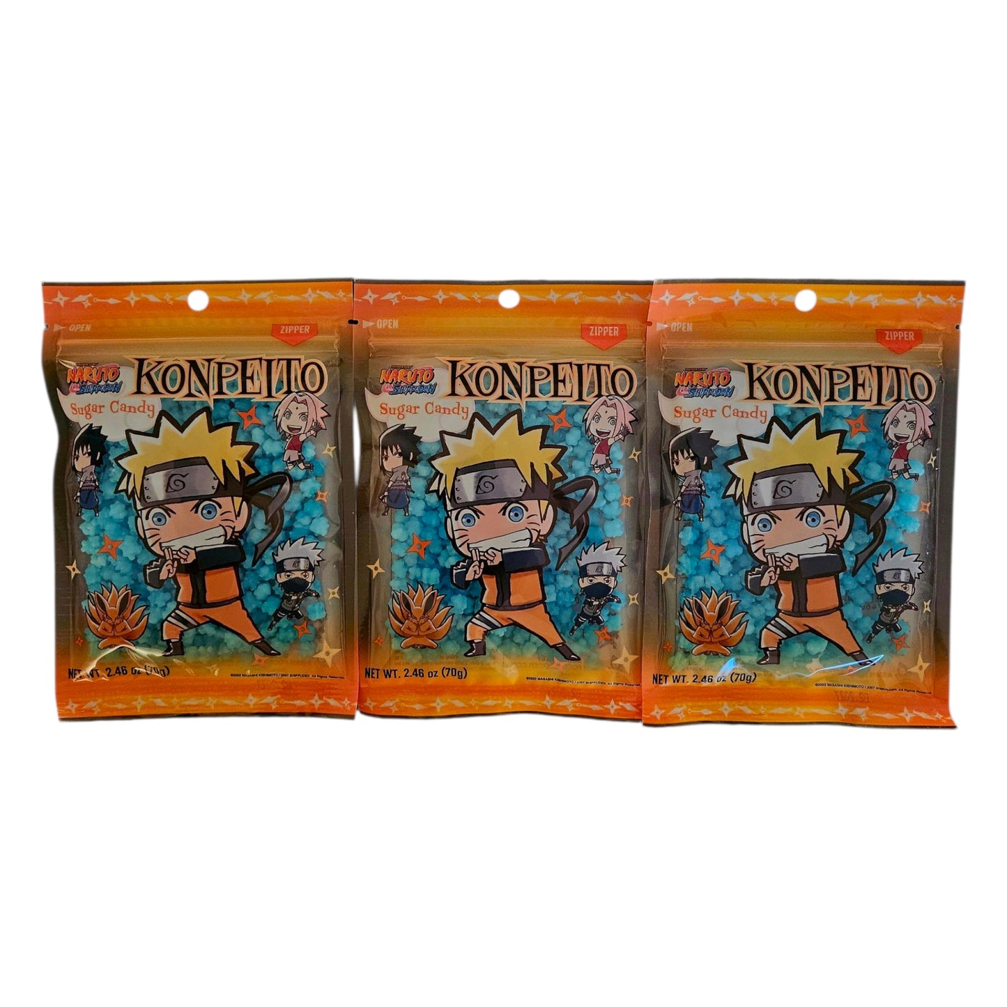 Naruto Sugar Candy Konpeito Cider Flavor 70 g