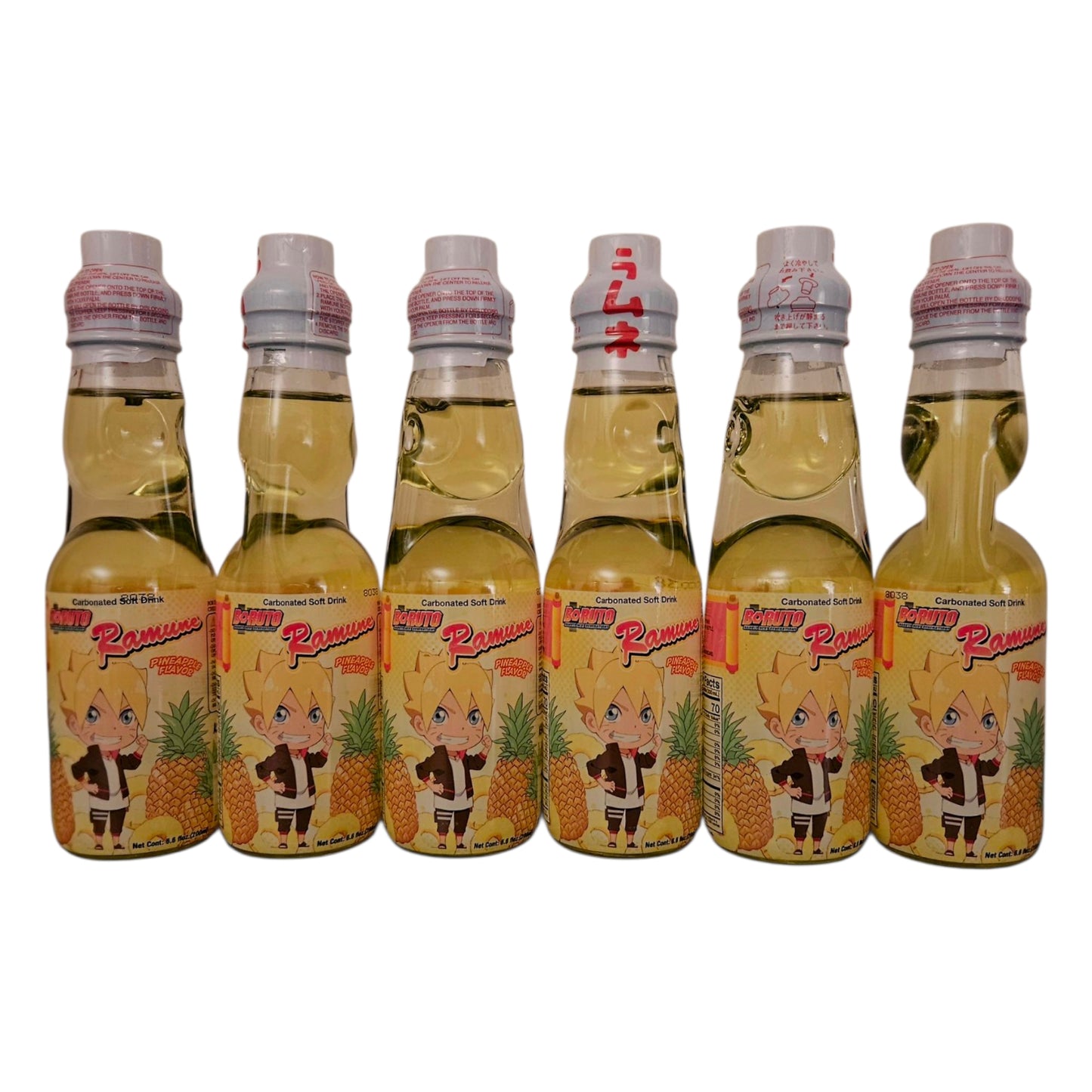Boruto Ramune Soda - Pineapple Flavor, 6.76oz