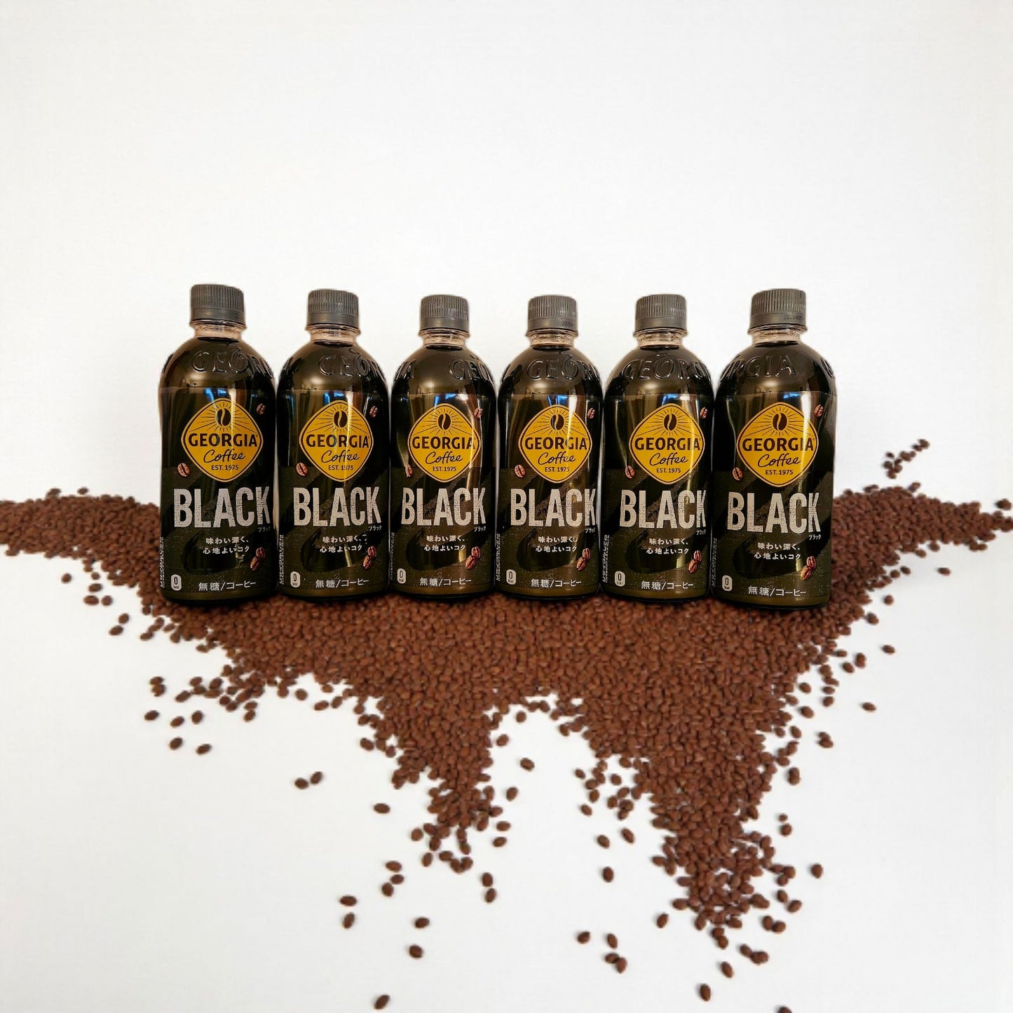 Coca-Cola Japan-Georgia Coffee The Black Non Sweet Coffee Drink, 500ml / 16.91 fl oz