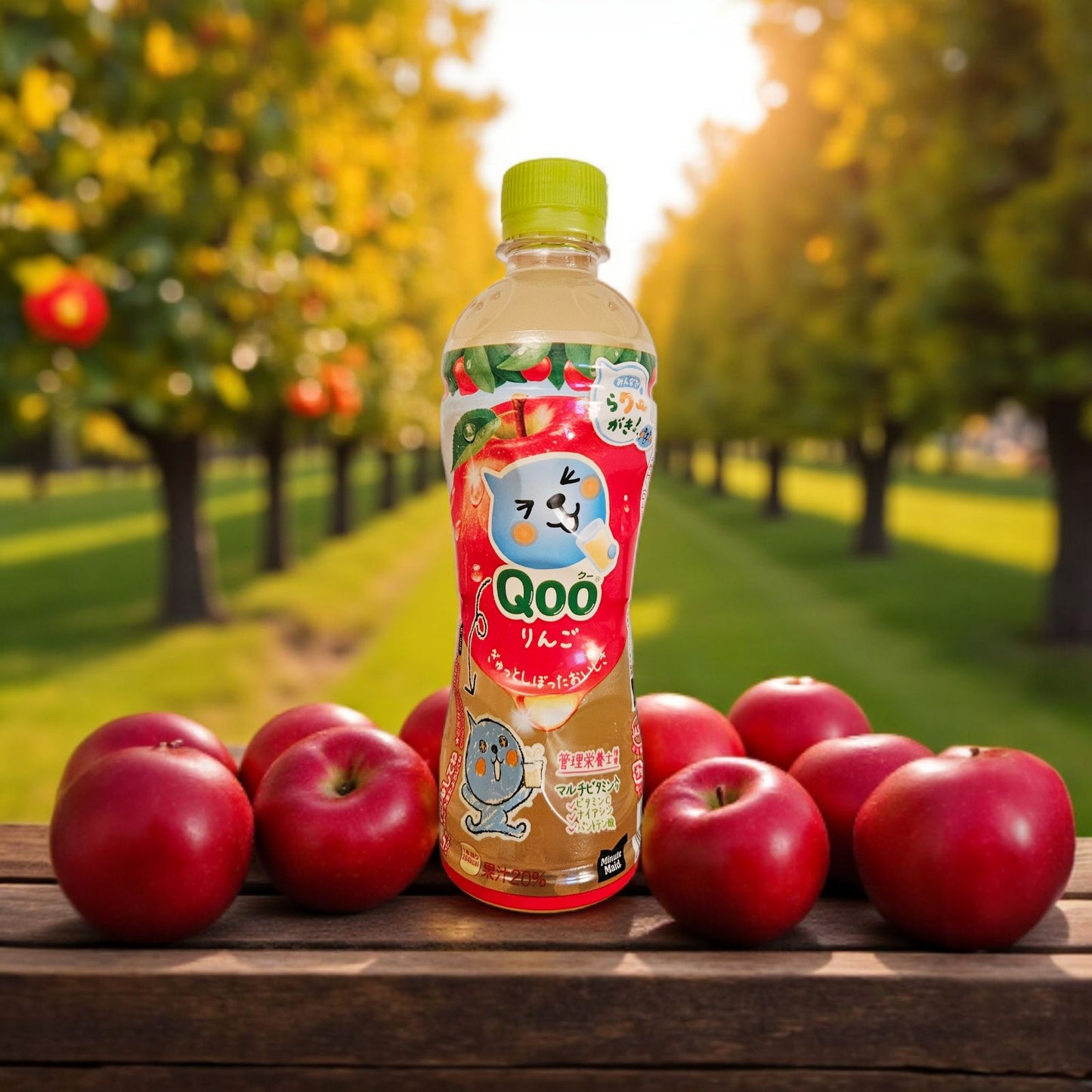 Coca Cola Minute Maid Japan Qoo Apple Juice Drink 425 ml