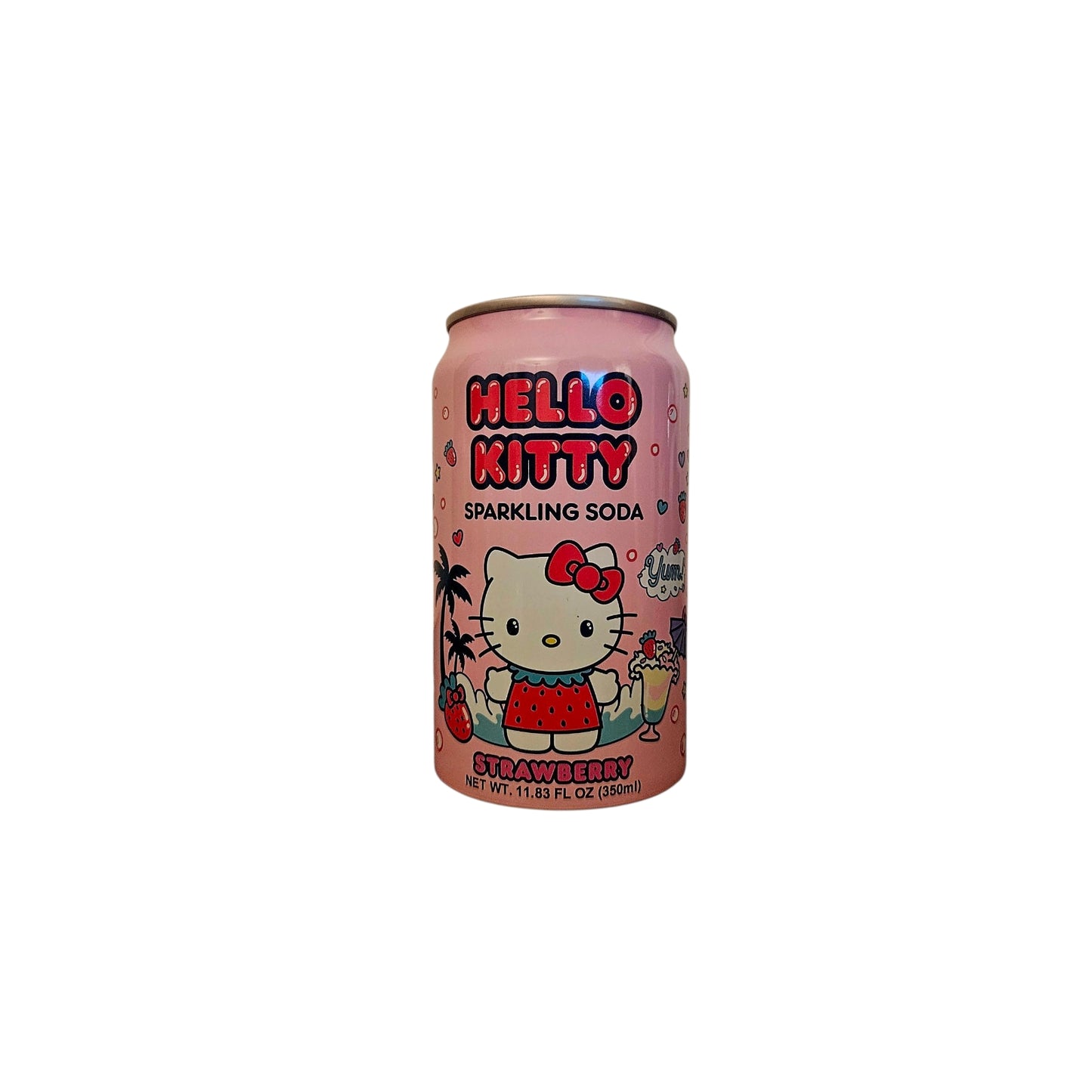 Hello Kitty Sparkling Soda Strawberry 11.83 fl oz - Product of Japan