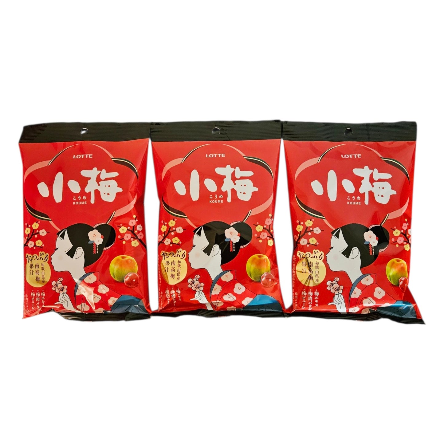 LOTTE KOUME-CHAN Japanese Plum Hard Candy 60G