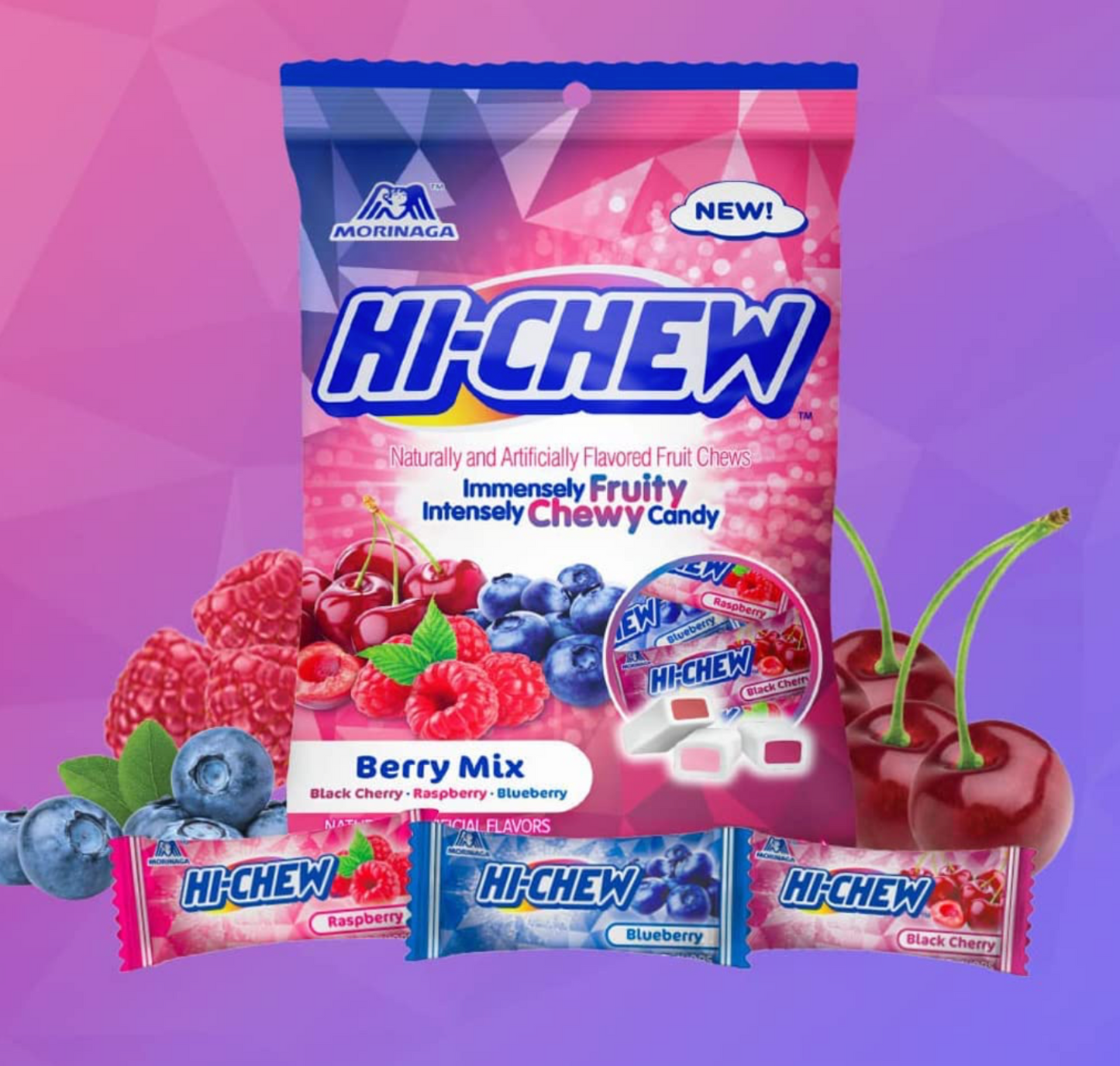 Hi Chew 6 Flavors Variety Pack (Tropical,Sour,Fizzies,fantasy, PlusFruit & More)