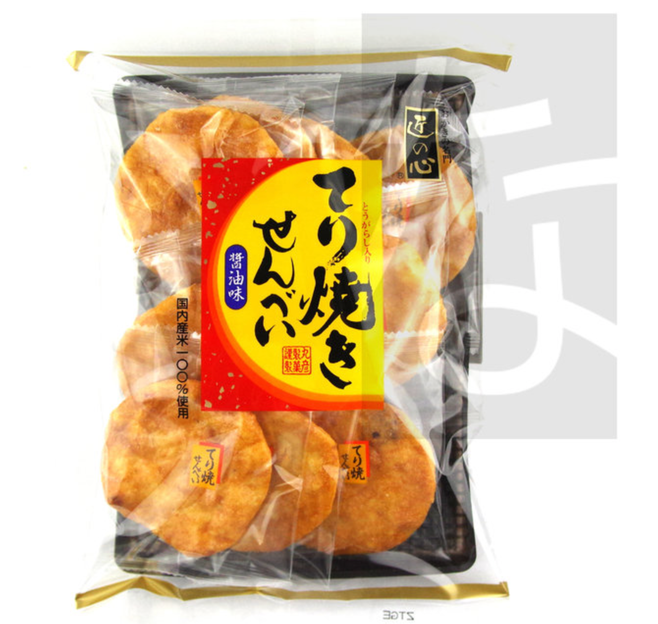 丸彦製菓Maruhiko Teriyaki Senbei Rice Crackers 4.1oz/119g - Japan, Free Shipping!!