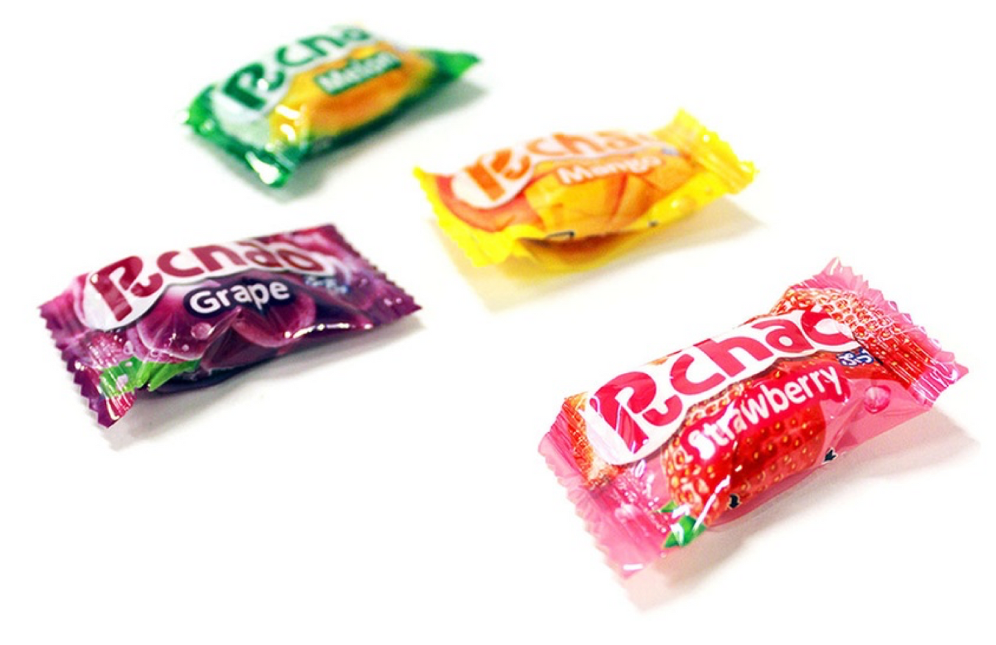 UHA Mikakuto-Japan PUCHAO Flavored Soft Candy Multi Four(4) Packs Combo