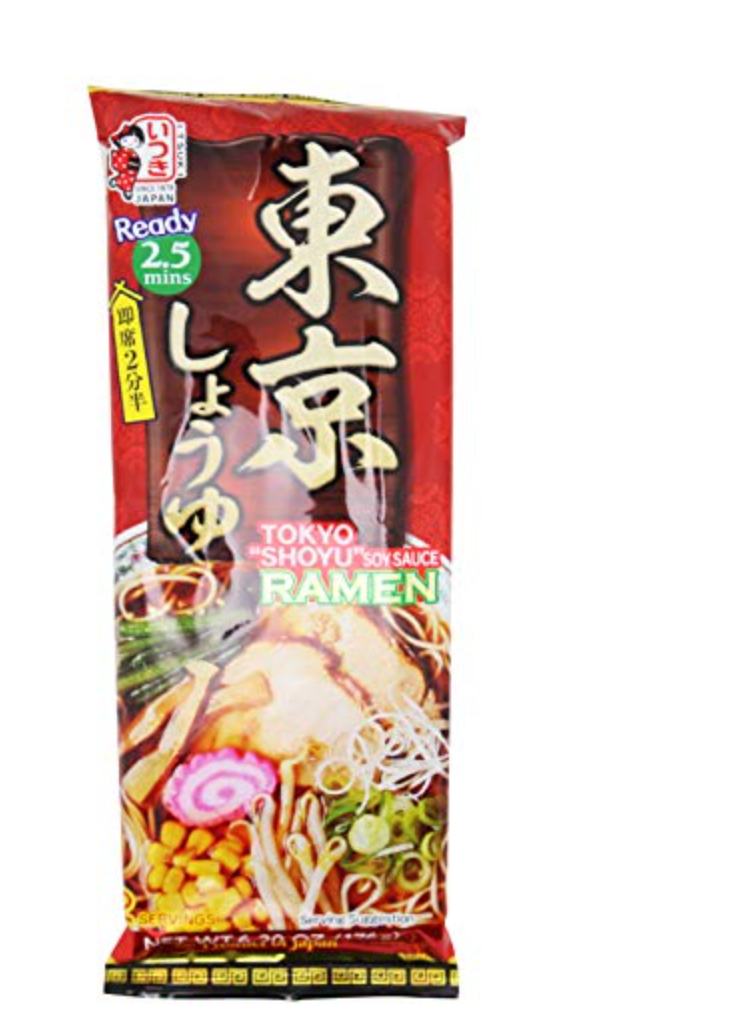 Itsuki Ramen Variety Pack - Salt, Soy Sauce, Pork Bone - 3 Flavors 6 Servings