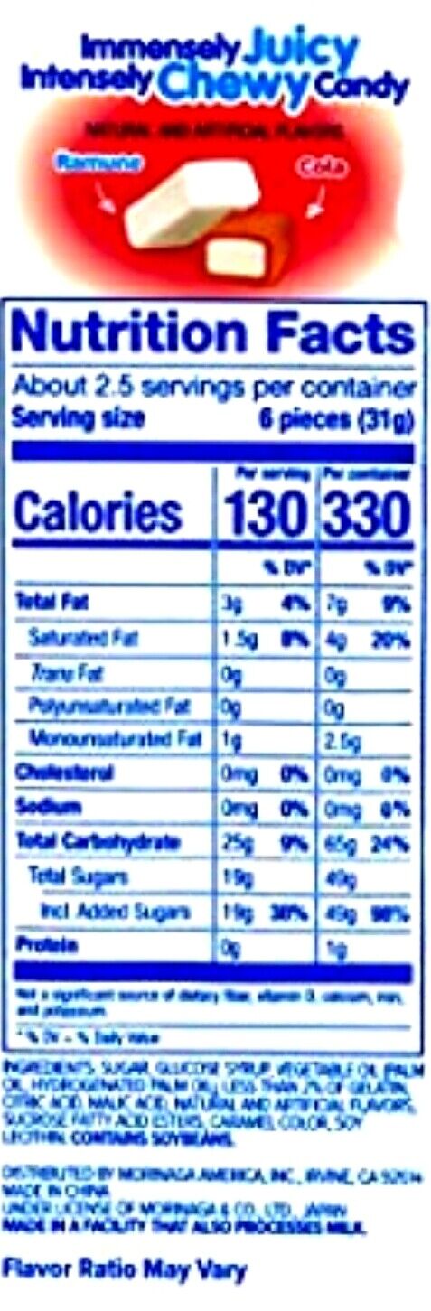 Morinaga HI-CHEW Soda Pop,Juicy Chewy Candy ,Ramune+Cola 2.82 oz Free Shipping!!