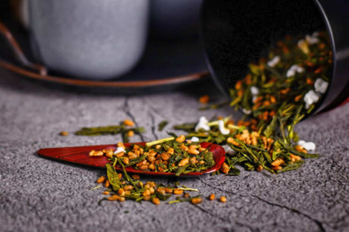 Japanese Yamamotoyama Genmaicha Green Tea w/ Roasted Rice 5.3oz (Pack of Three)