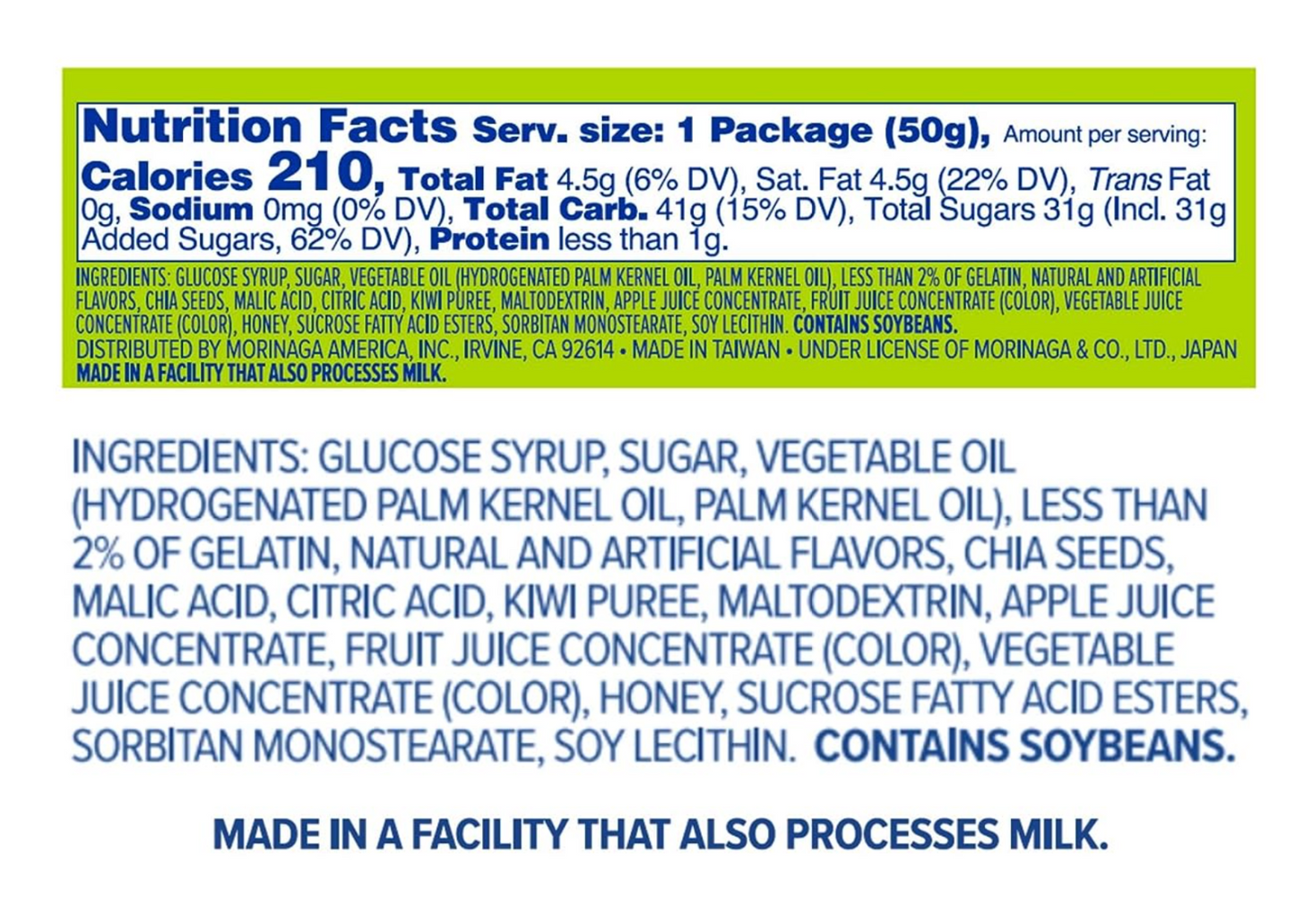 Hi-Chew Sensationally Chewy Fruit Candy Kiwi Stick(Pack of 5)