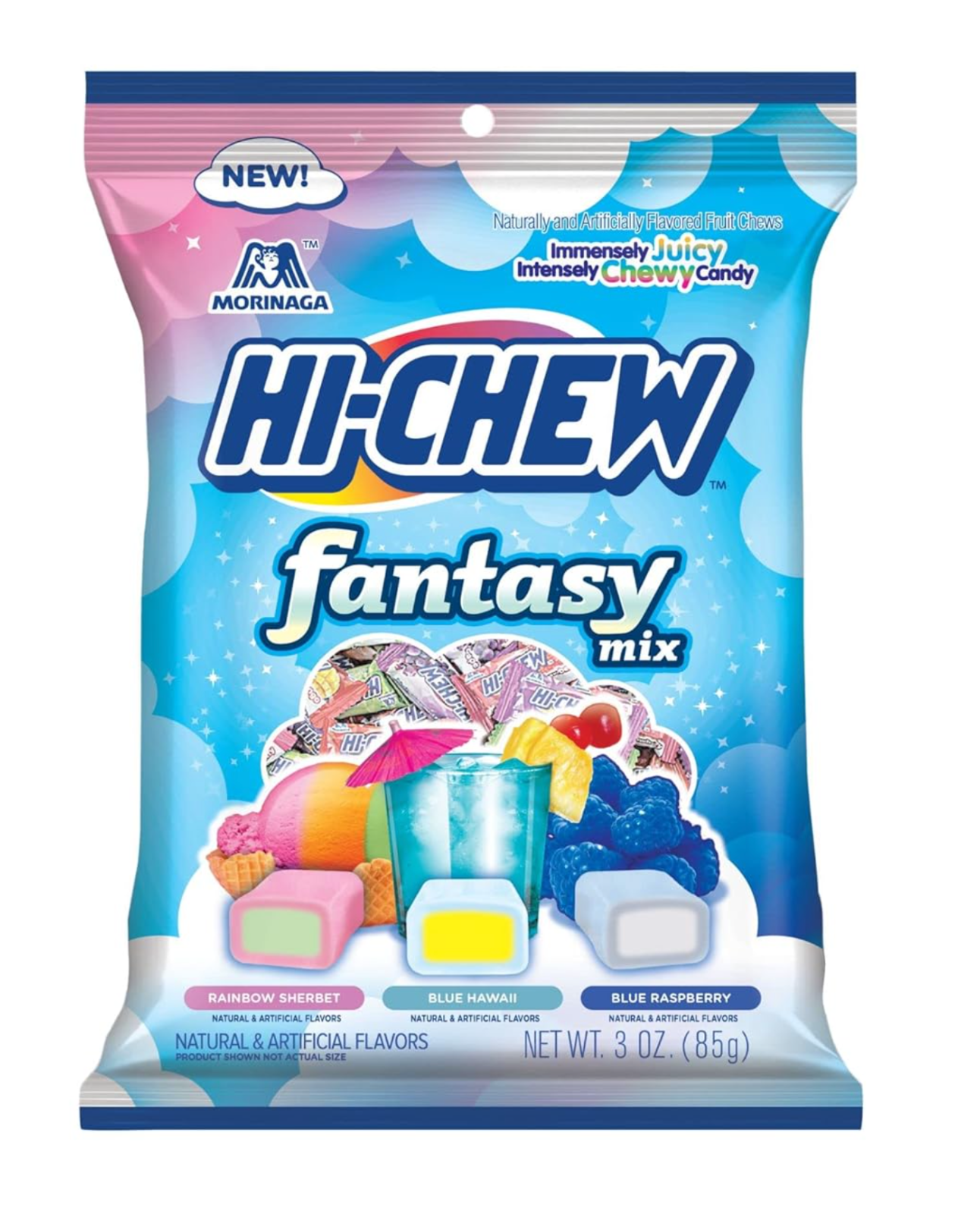 Hi Chew 6 Flavors Variety Pack (Tropical,Sour,Fizzies,fantasy, PlusFruit & More)