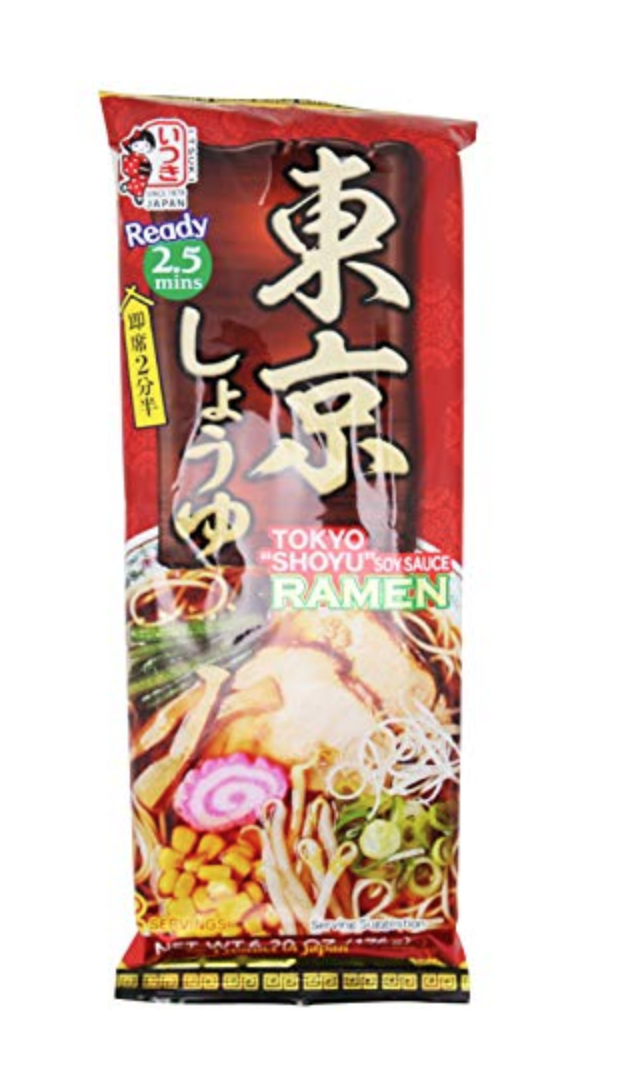 Itsuki Ramen Variety 3 Pack - Salt, Soy Sauce, Pork Bone - 3 Flavors 6 Servings