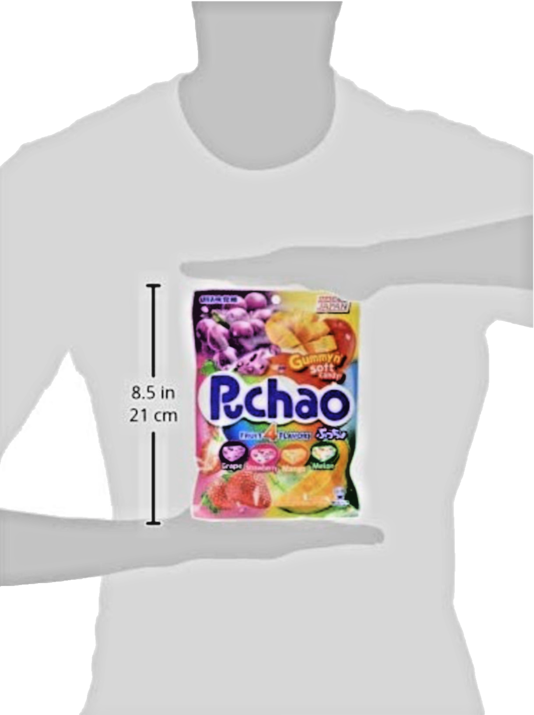 4 BAGS UHA Mikakuto Japan Puchao Puchao Chewy Candy 4 Flavor Fruit Mix 3.52oz
