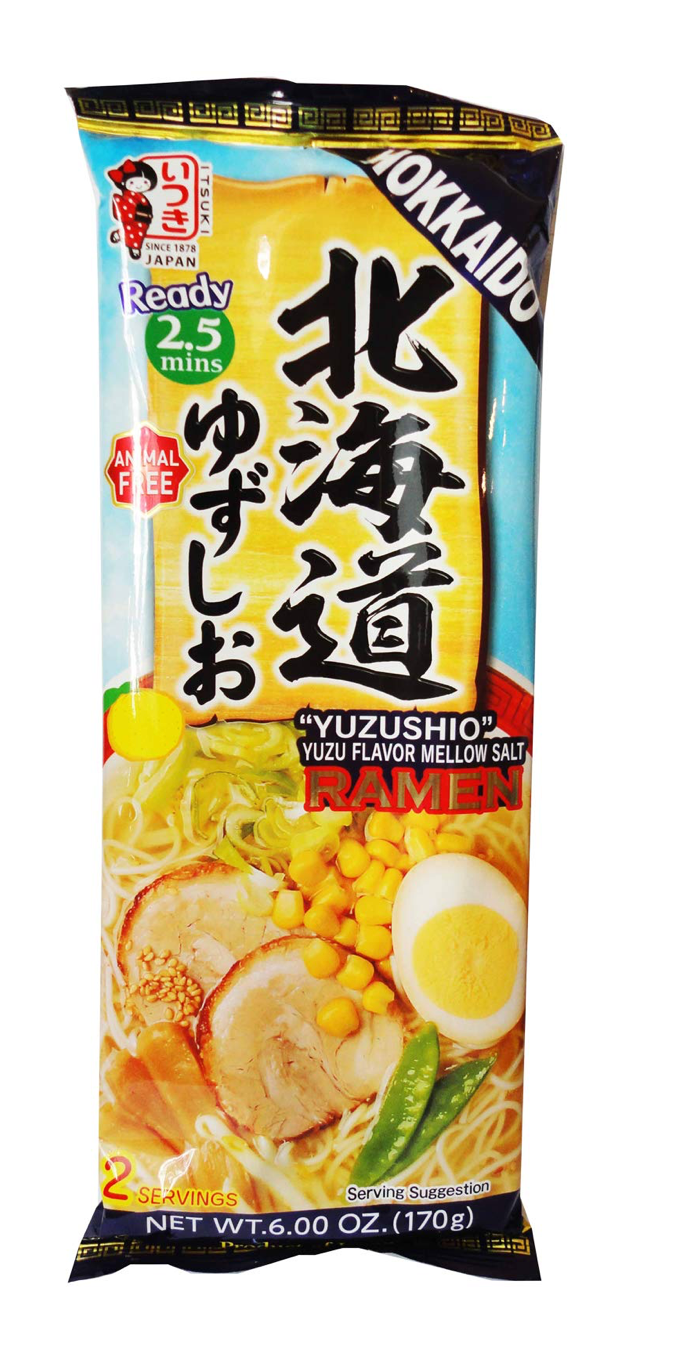 Itsuki Variety 6 Packs Instant Ramen Noodles (Animal Free)