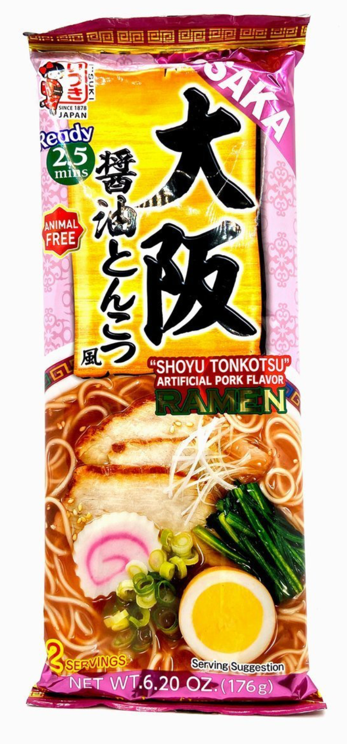 Itsuki Variety 6 Packs Instant Ramen Noodles (Animal Free)