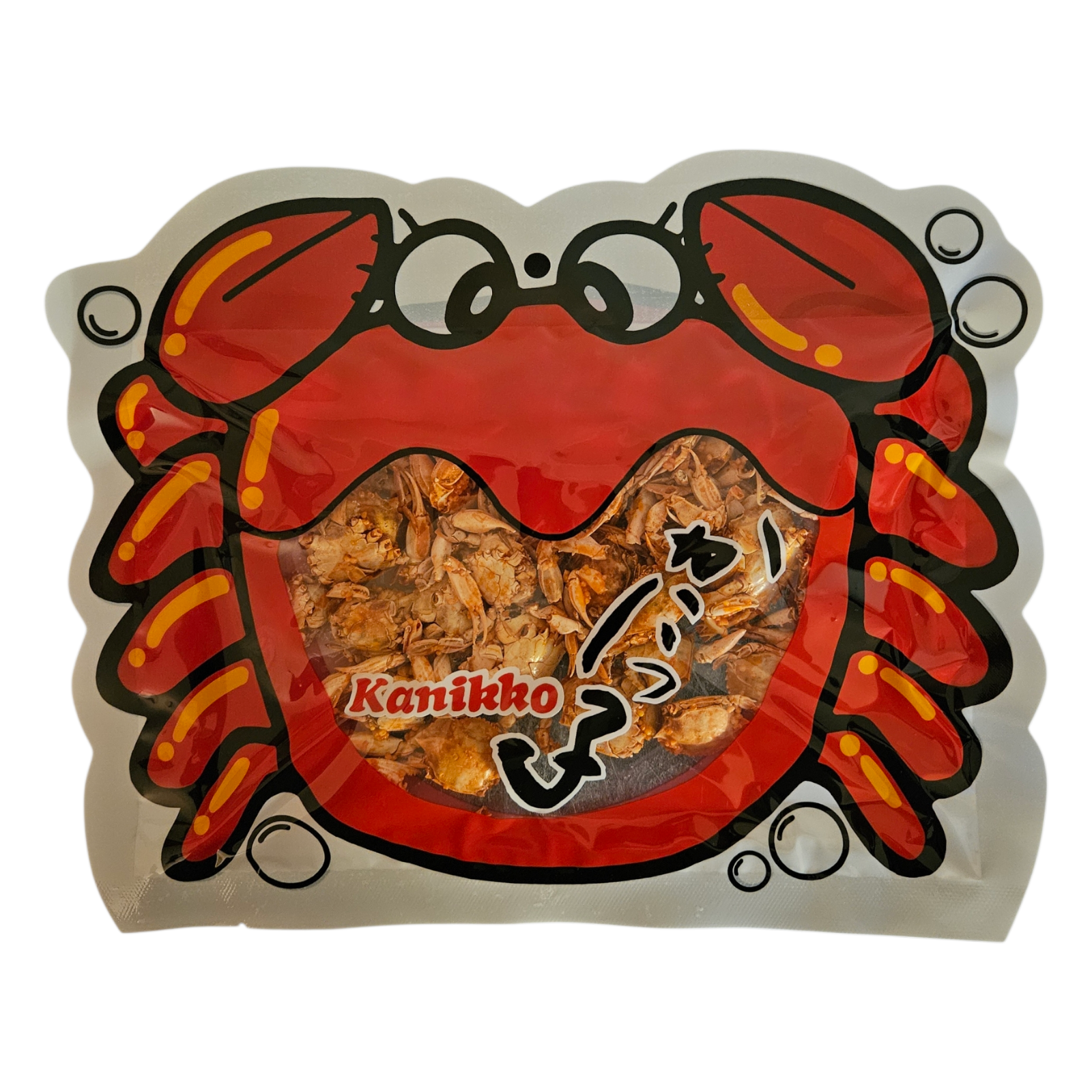 Japanese Mini Crab With Fish Egg Snack Okabe Kanikko Senbei 65g
