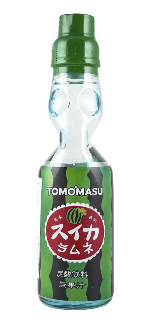 Tomomasu Watermelon Marble Ramune Soda 6.76 fl oz