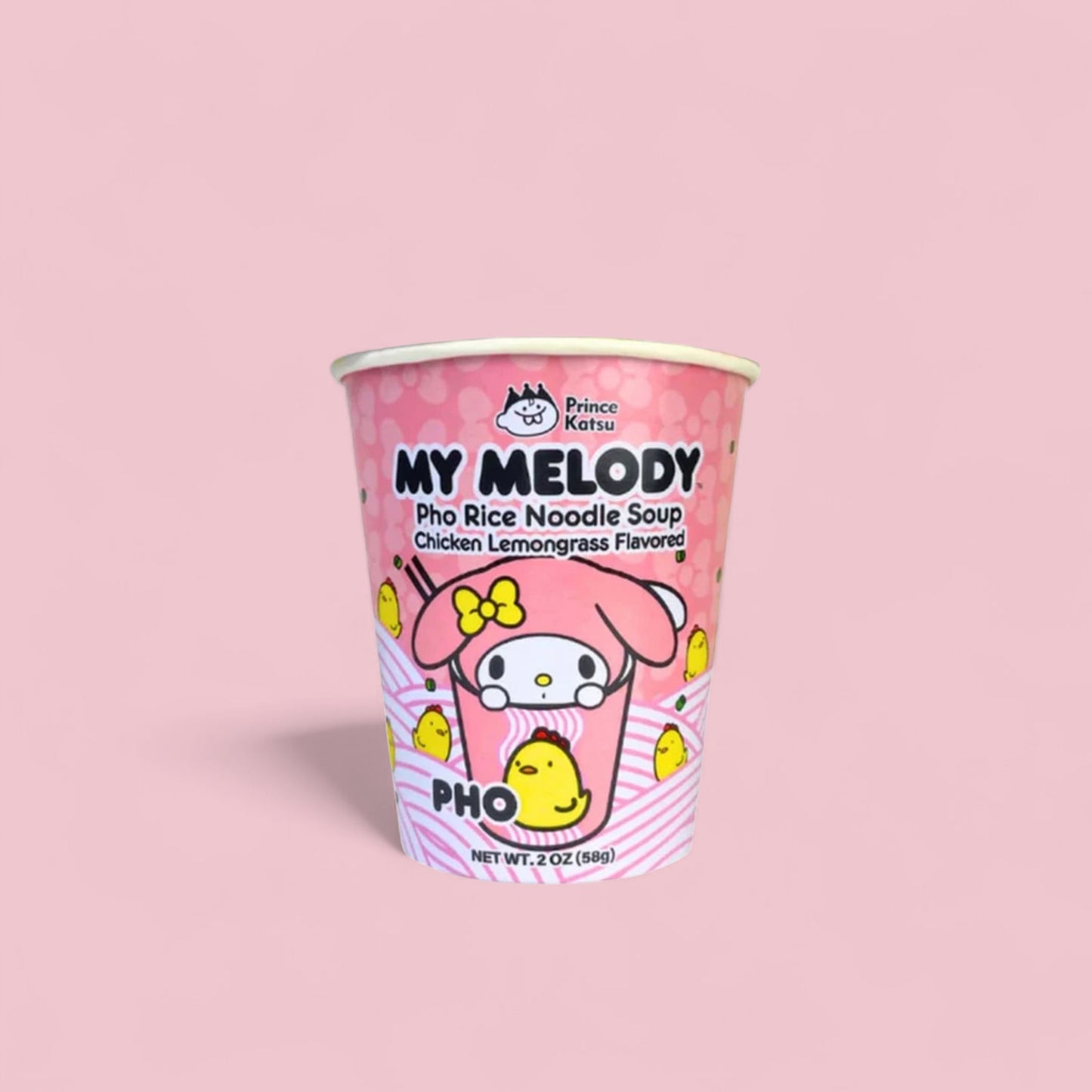 My Melody Pho Rice Noodle Soup, 6-Pack Chicken Lemongrass Flavored - 12 oz
