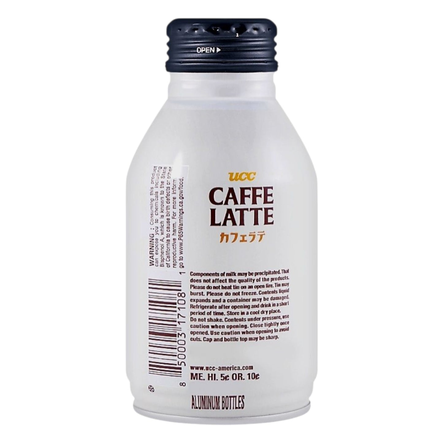 UCC Rich and Creamy Caffe Latte, Coffee with Milk, 8.79 Fl Oz