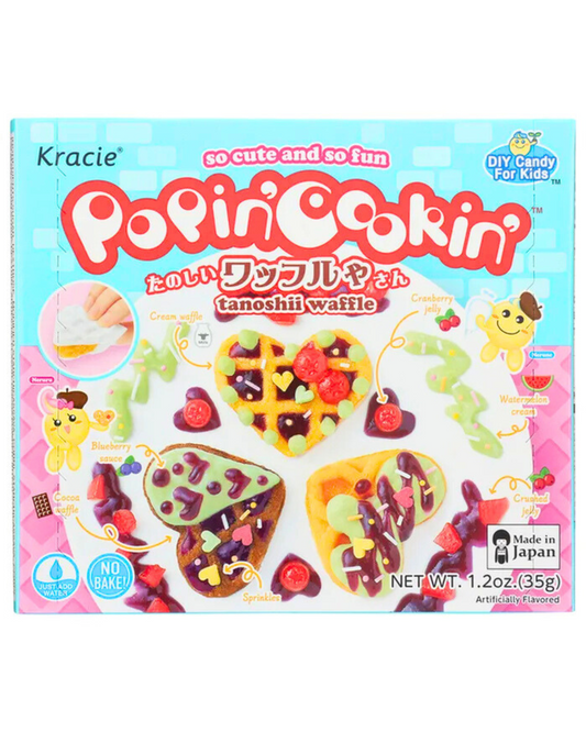 Kracie Popin' Cookin' Diy Japanese Candy Kit , Tanoshii Waffle , 38g