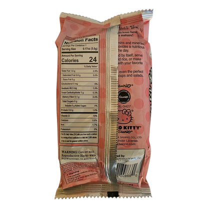Hello Kitty Roasted Seasoned Seaweed Snack 0.17oz (5g) x 3 Pack
