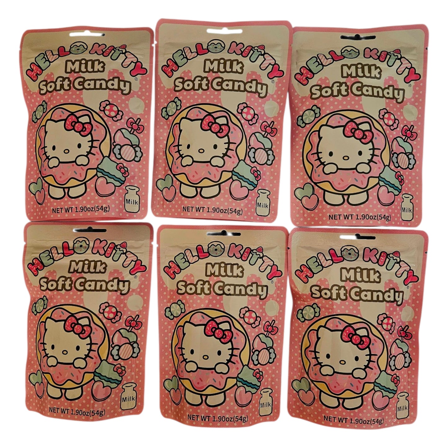 Hello Kitty Chewy Milk Soft Candy, 54g