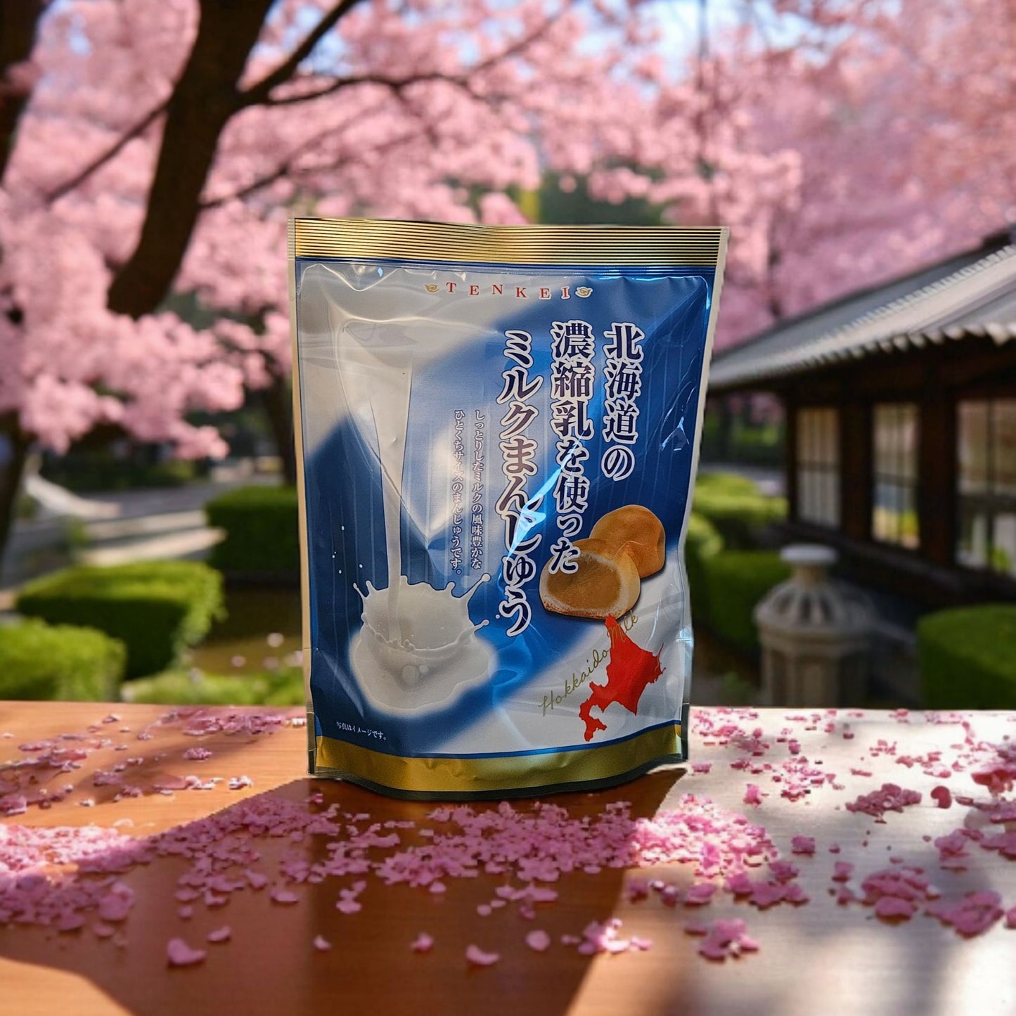 TENKEI Hokkaido Japan Evaporated Milk Manju 3.4oz (97g)