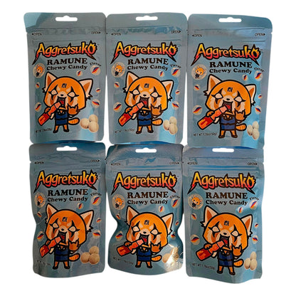 AGGRETSUKO Chewy Candy Ramune Flavor 50g