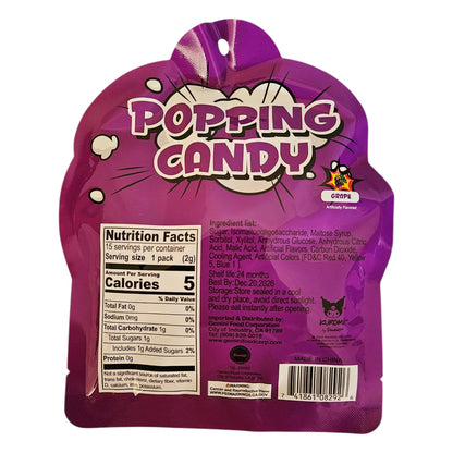 Kuromi Popping Candy Grape Flavor 30g