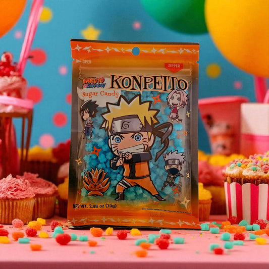 Naruto Sugar Candy Konpeito Cider Flavor 70 g