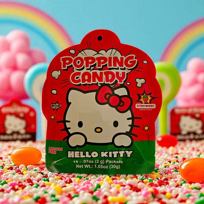 Hello Kitty Popping Candy Strawberry Flavor 30g