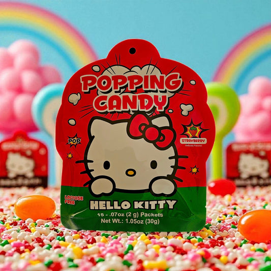 Hello Kitty Popping Candy Strawberry Flavor 30g