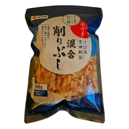 Yamaki Kongo Kezuribushi Premium Shaved Dried Bonito Mackerel Tuna, 80g - Japan