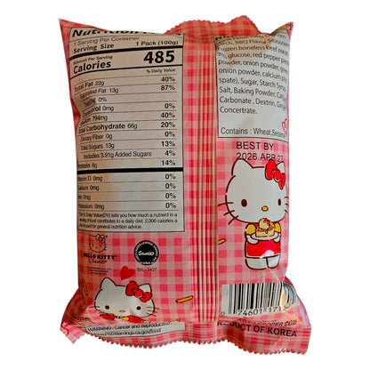 HELLO KITTY Wheat Cracker BBQ Chips 3.53oz/100g