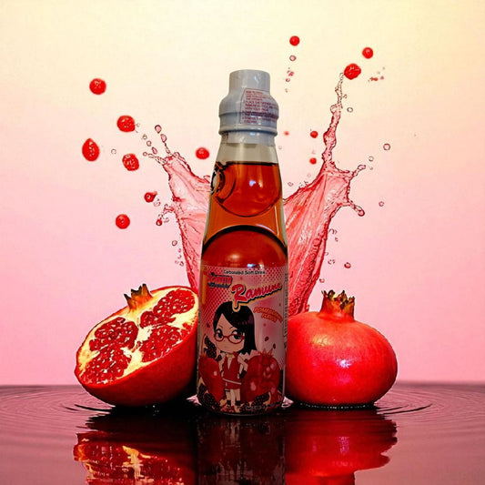 Boruto Ramune Soda - Pomegranate Flavor, 6.76oz