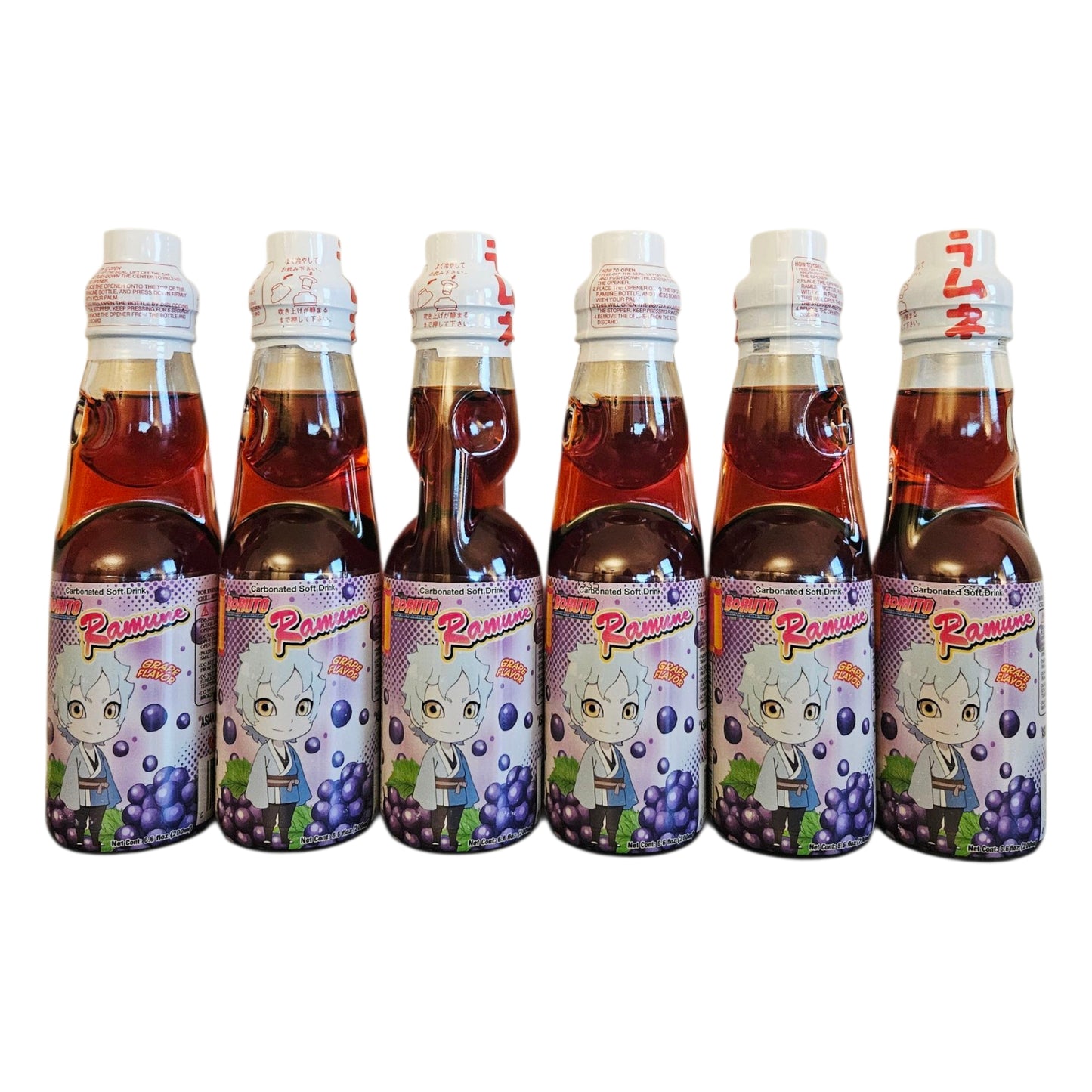 Boruto Ramune Soda - Grape Flavor, 6.76oz