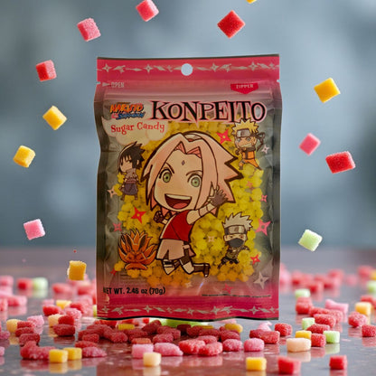 Naruto Shippuden Sugar Candy Konpeito Sakura Pineapple Flavor 70g