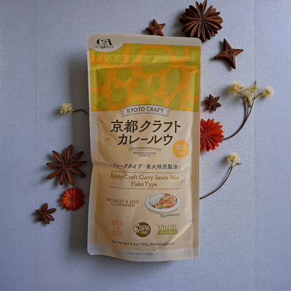 Kyoto Craft Japanese Curry Sauce Mix Flake Type,Mild Flavor,4.2 oz