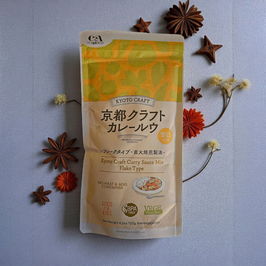 Kyoto Craft Japanese Curry Sauce Mix Flake Type,Mild Flavor,4.2 oz