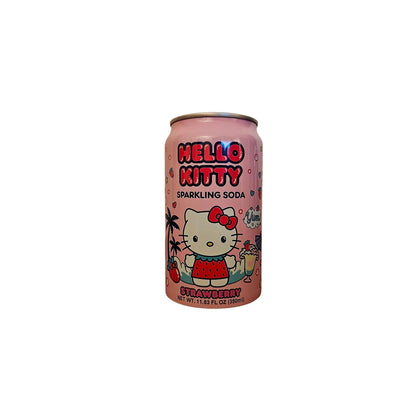 Hello Kitty Sparkling Soda Strawberry 11.83 fl oz - Product of Japan