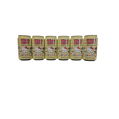 Hello Kitty Sparkling Soda Passion Fruit 11.83 fl oz - Product of Japan