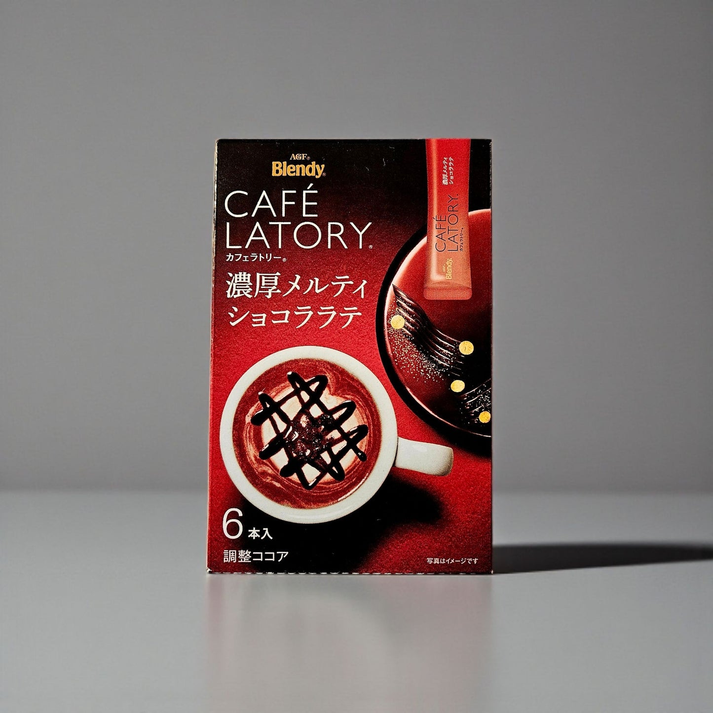 AGF Blendy Cafe Latory Rich Melty Chocolate Latte, 6 Sticks / 2oz -  Japan