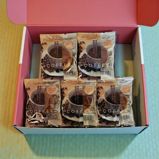 Honma Tsukisamu Anpan Coffee Flavor, Sweet Red Bean Paste Pastry, 5 pieces( 5 x 65g)