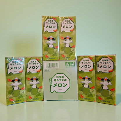 Hokkaido Japanese Melon Caramel Candy - Donan Melon Caramel 18 Pieces, 72g