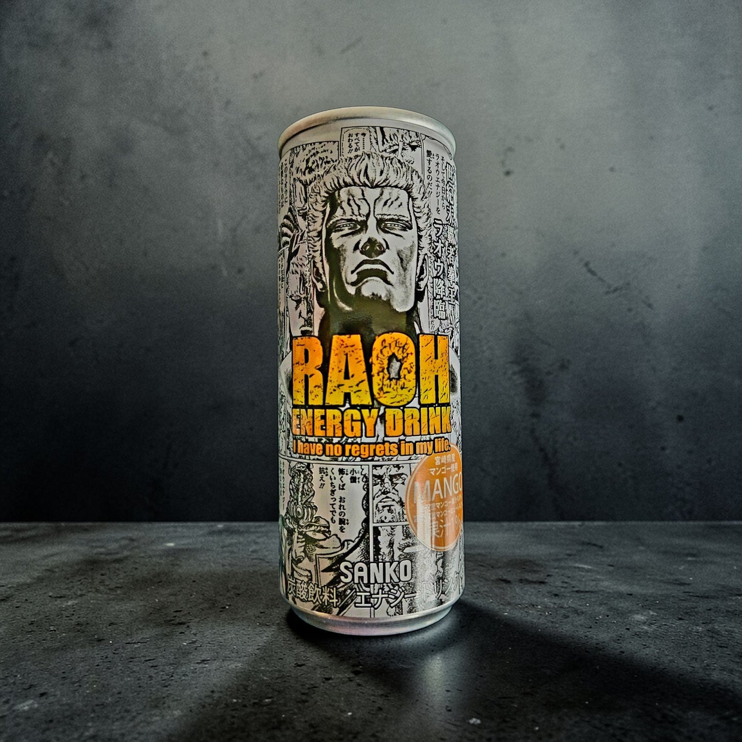 Sanko Raoh Energy Carbonated Drink Mango Flavor 8.3 fl oz