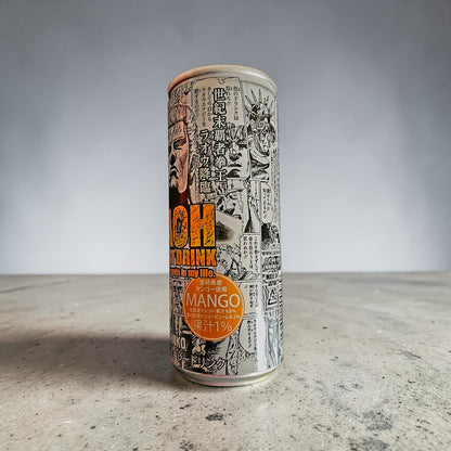 Sanko Raoh Energy Carbonated Drink Mango Flavor 8.3 fl oz