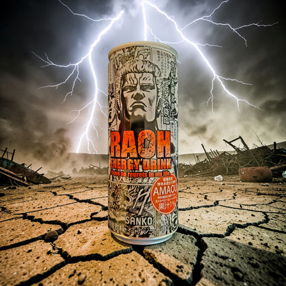 Sanko Raoh Energy Carbonated Drink Strawberry Flavor 8.3 fl oz