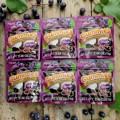 Kasugai Frutia Japanese Chocolate Gummy Grape 70g